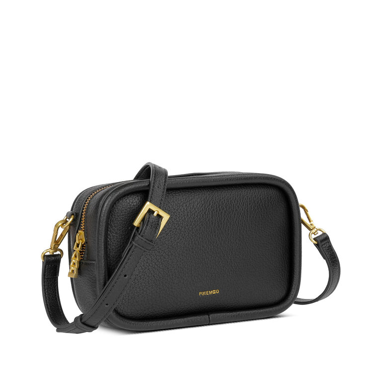 Pixie Mood Pixie Mood Erika Crossbody | Black Pebbled