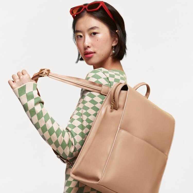 Pixie Mood Pixie Mood Kylie Backpack (Small) | Sand Smooth (Recycled)