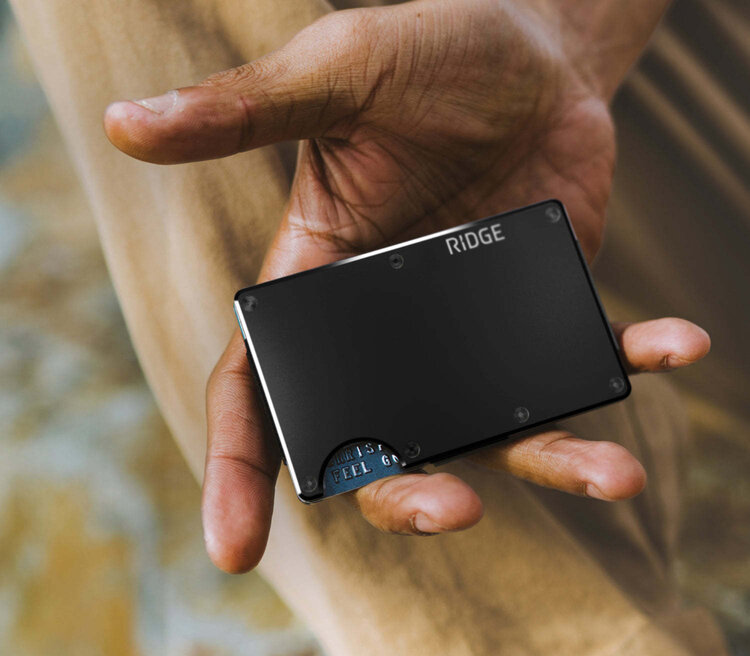 Ridge Ridge Aluminum - Money Clip | Royal Black