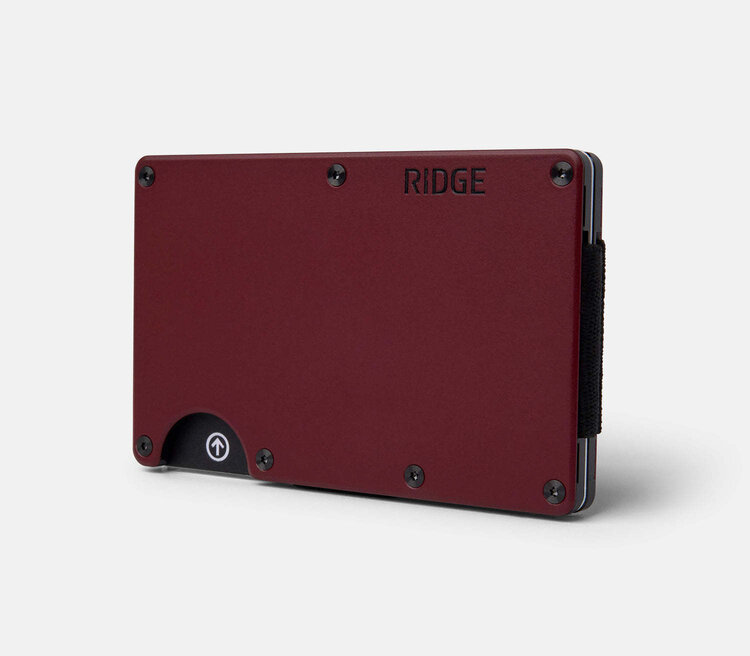 Ridge Ridge Aluminum - Cash Strap | Black Cherry