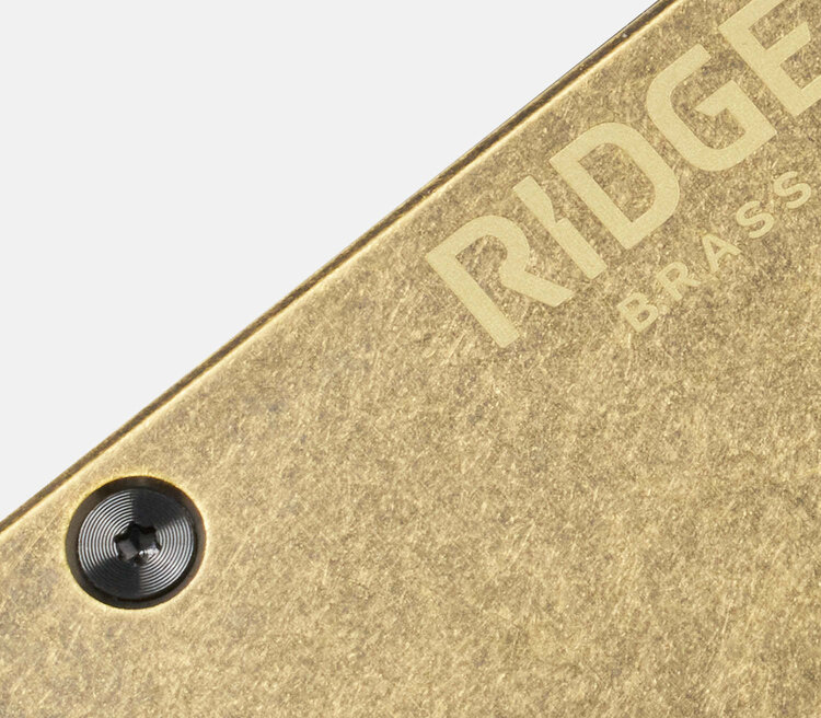 Ridge Ridge Premium - Both | Brass