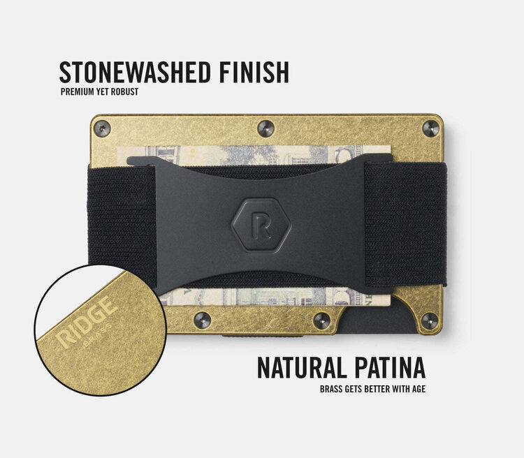 Ridge Ridge Premium - Both | Brass