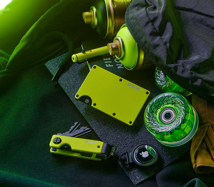 Ridge Ridge Aluminum - Cash Strap | Hyper Lime