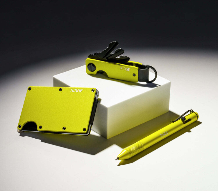 Ridge Ridge Aluminum - Cash Strap | Hyper Lime