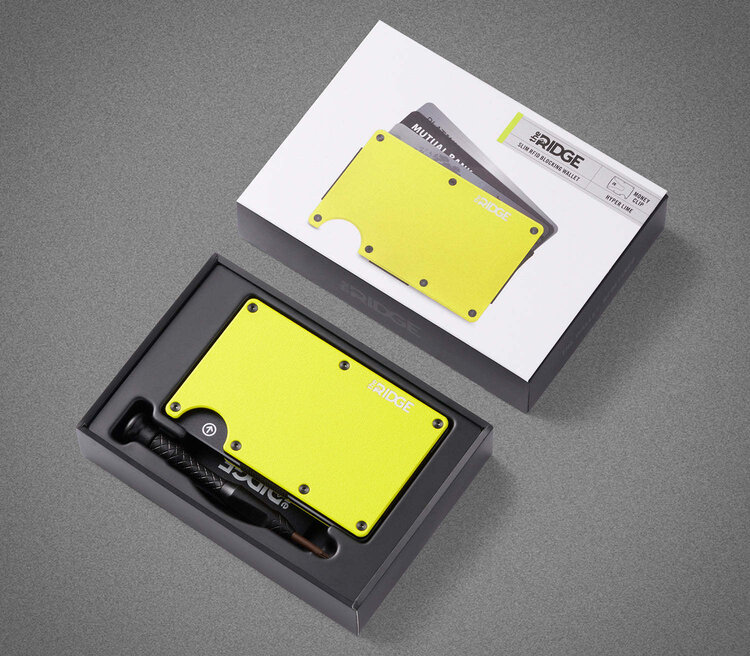 Ridge Ridge Aluminum - Cash Strap | Hyper Lime