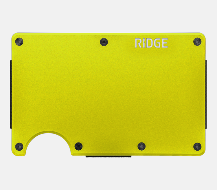 Ridge Ridge Aluminum - Cash Strap | Hyper Lime