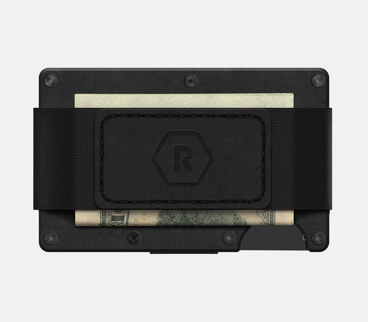 Ridge Ridge Aluminum - Cash Strap | Midnight Black Leather