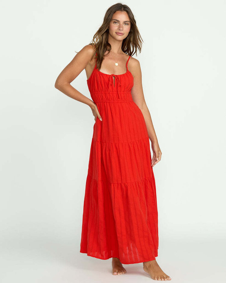 Billabong Billabong Red Aloha Maxi (Womens) | Red Aloha