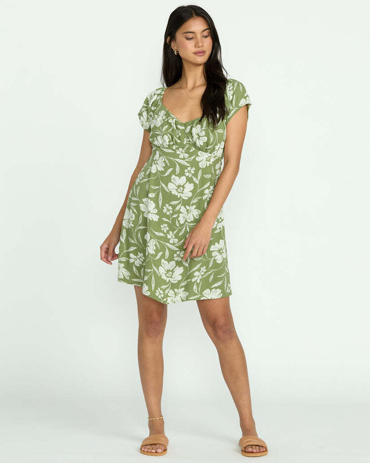 Billabong Billabong Fall For You Dress (Womens) | Ranger Green