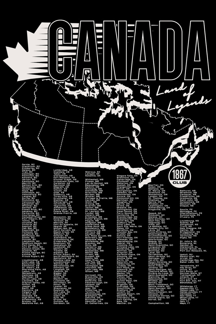 TEAMLTD TEAMLTD Coast To Coast Tee (Unisex) | Black