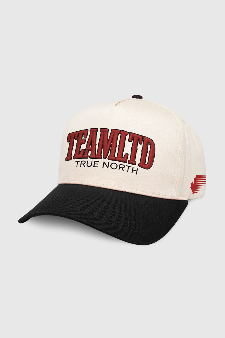 TEAMLTD TEAMLTD True North Snapback | Cream/Black