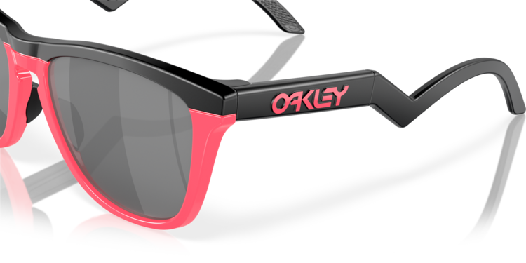 Oakley Oakley Frogskins Hybrid Matte Black/Neon Pink  | Prizm Black