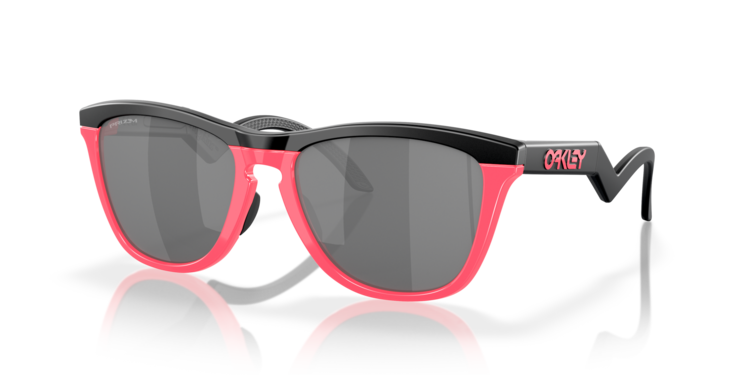 Oakley Oakley Frogskins Hybrid Matte Black/Neon Pink  | Prizm Black
