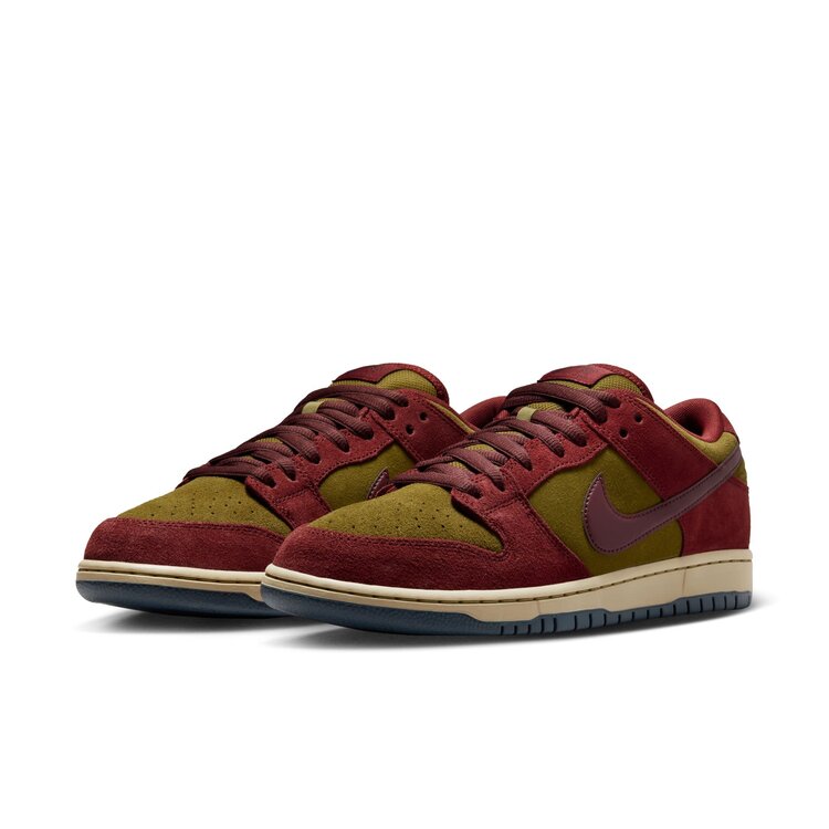 Nike SB Nike Sb Dunk Low Pro (Unisex) | Dark Team Red/Burgundy Crush-Olive Flak