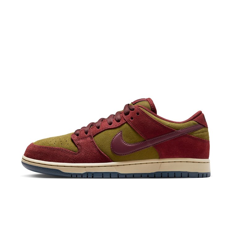 Nike SB Nike Sb Dunk Low Pro (Unisex) | Dark Team Red/Burgundy Crush-Olive Flak