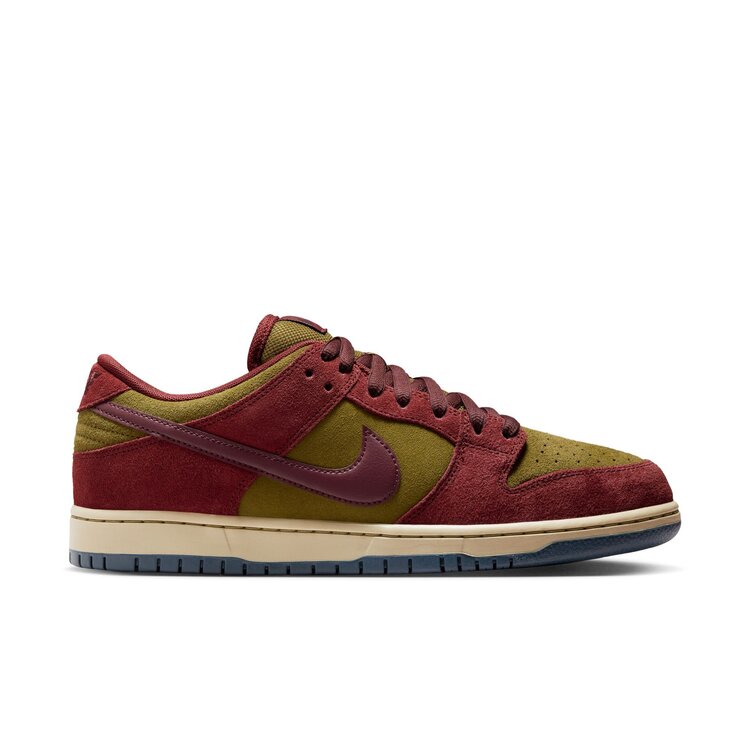 Nike SB Nike Sb Dunk Low Pro (Unisex) | Dark Team Red/Burgundy Crush-Olive Flak