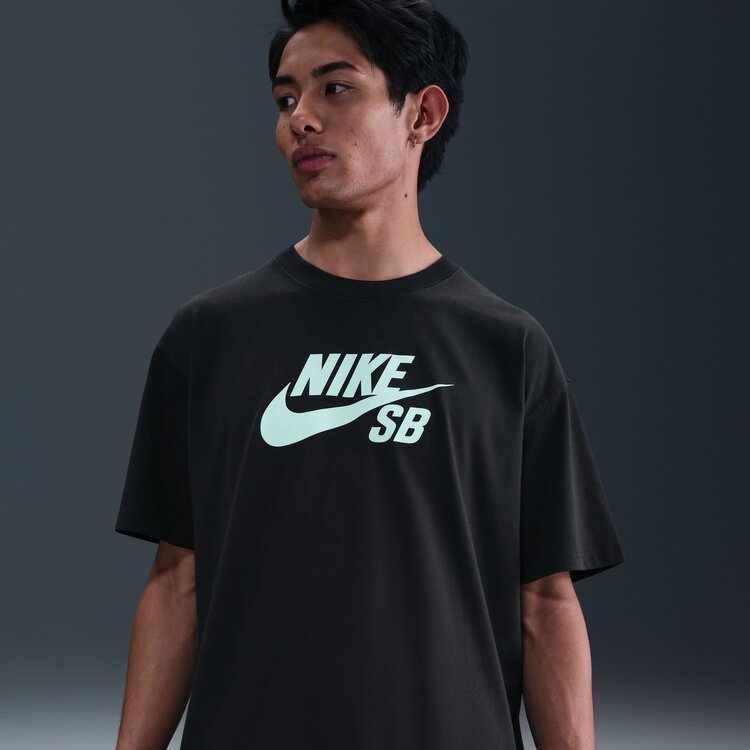 Nike SB Nike Sb Logo Tee Hbr (Mens) | Black