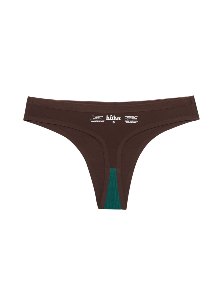 Huha Huha Seamless Low-Mid Rise Thong | Brown