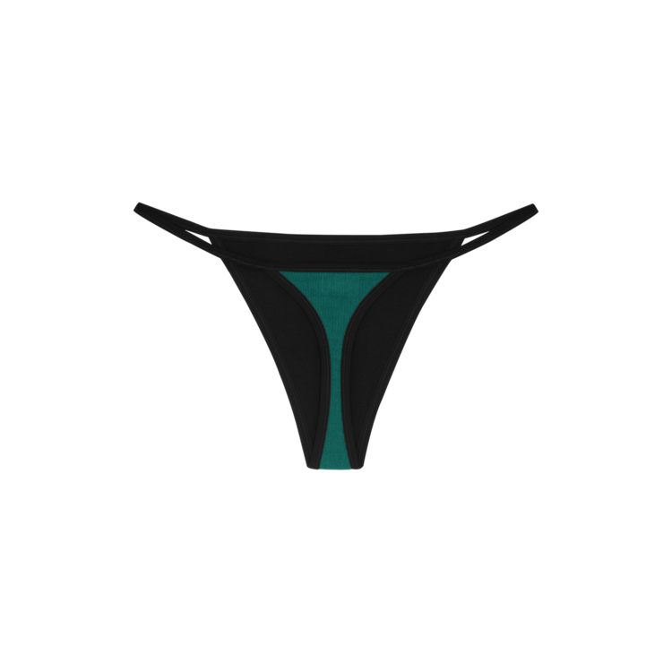 Huha Huha String Thong | Black