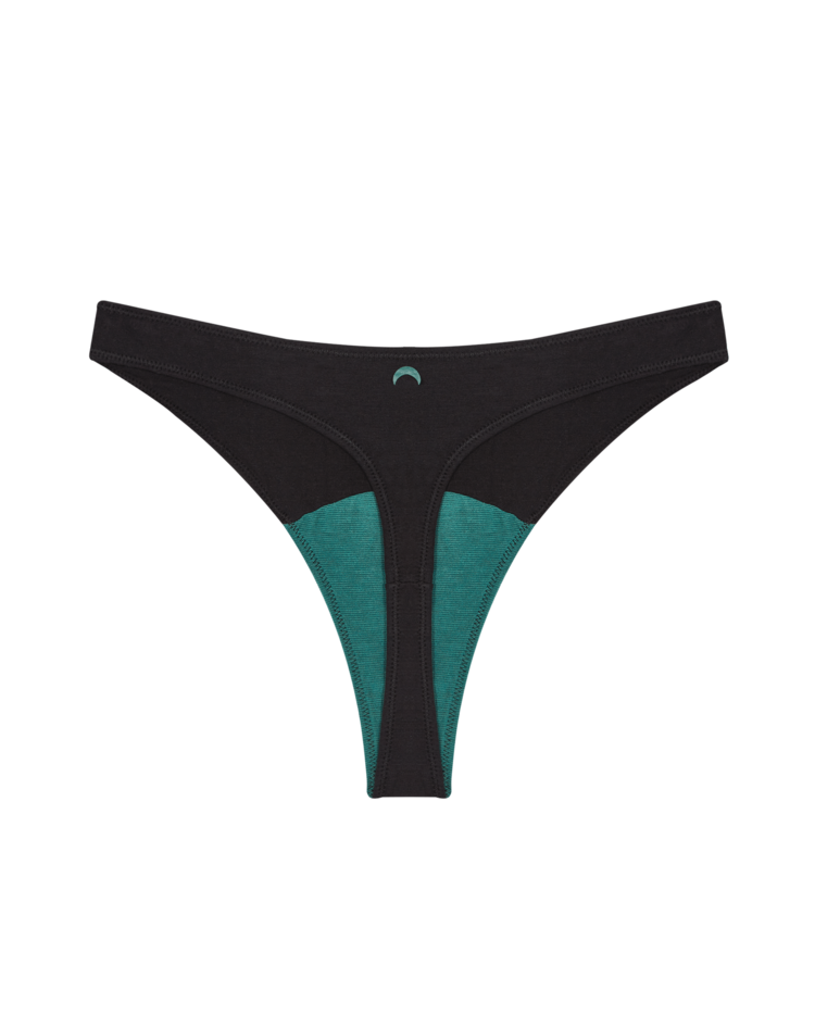 Huha Huha High Rise Thong | Black