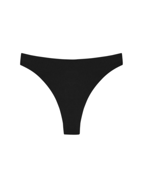 Huha Huha High Rise Thong | Black