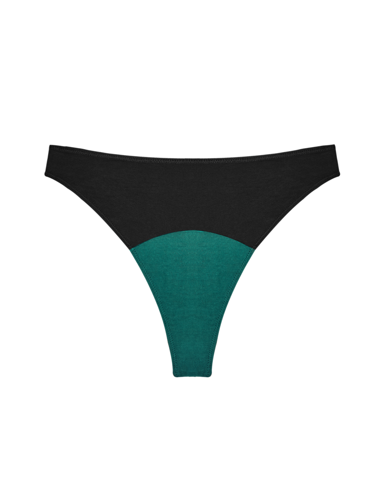 Huha Huha High Rise Thong | Black