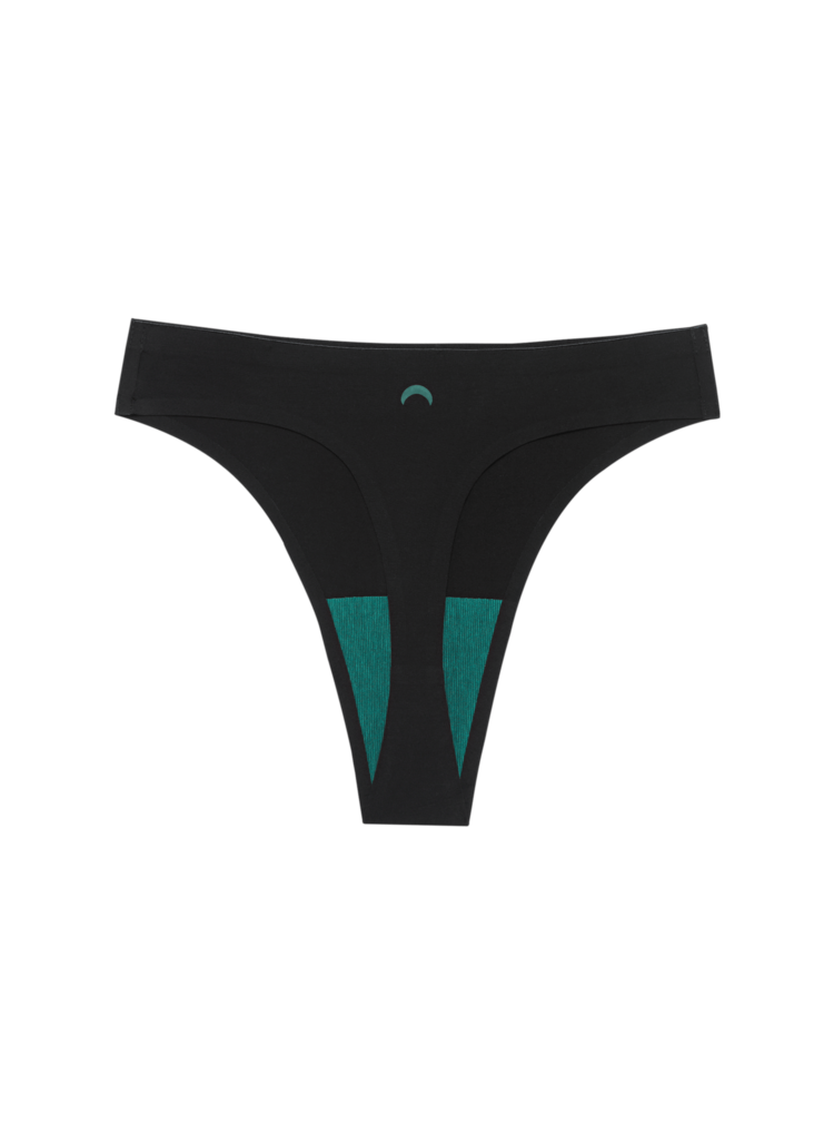 Huha Huha Seamless High Rise Thong | Black