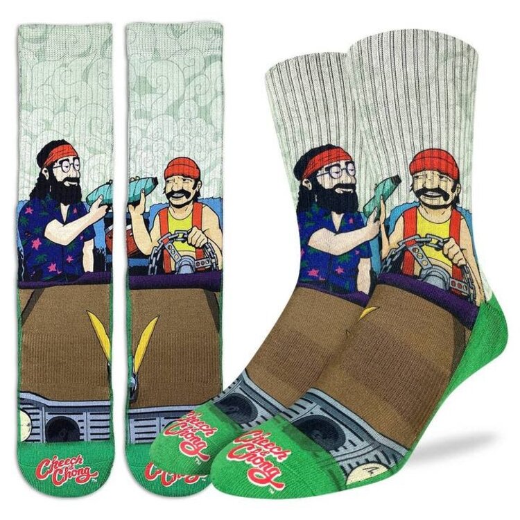 Good Luck Socks Good Luck Sock Cheech & Chong Pass the Blunt Socks (Mens) | 8-13