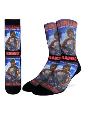 Good Luck Socks Good Luck Sock Rambo First Blood Socks (Mens) | 8-13