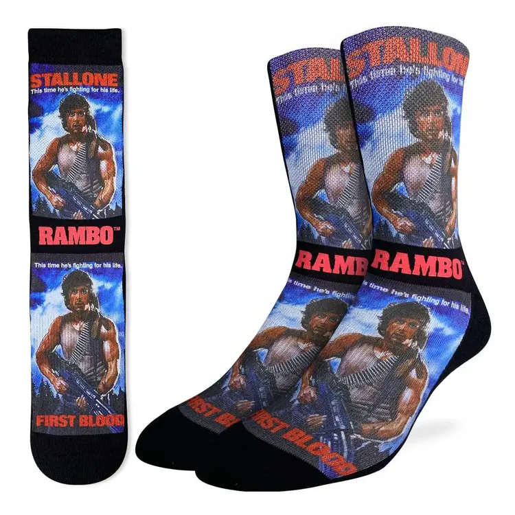 Good Luck Socks Good Luck Sock Rambo First Blood Socks (Mens) | 8-13