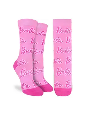 Good Luck Socks Good Luck Sock Barbie Logo  Socks (Womens) | 5-9