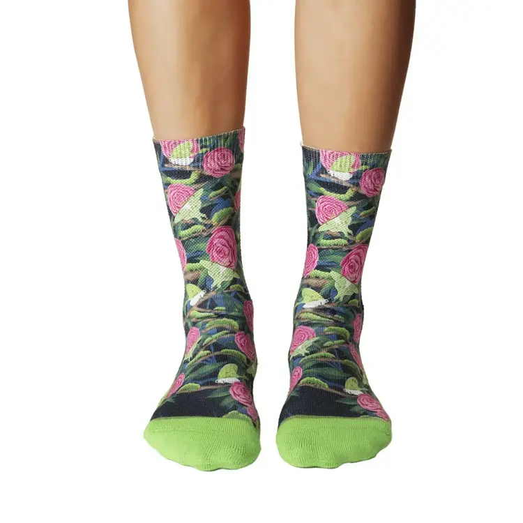 Good Luck Socks Good Luck Sock Floral Caterpillers & Moths Socks (Womens) | 5-9