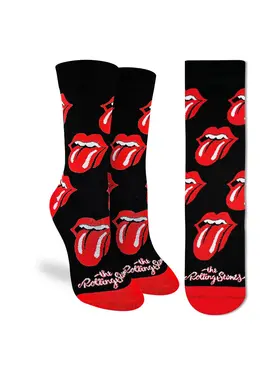 Good Luck Socks Good Luck Sock The Rolling Stones Hot Lips Socks (Womens) | 5-9