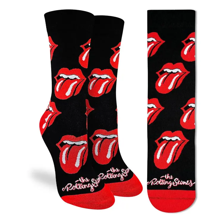 Good Luck Socks Good Luck Sock The Rolling Stones Hot Lips Socks (Womens) | 5-9