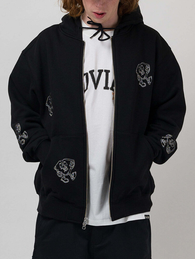 Loviah Loviah Little Man Zip Up (Mens) | Black