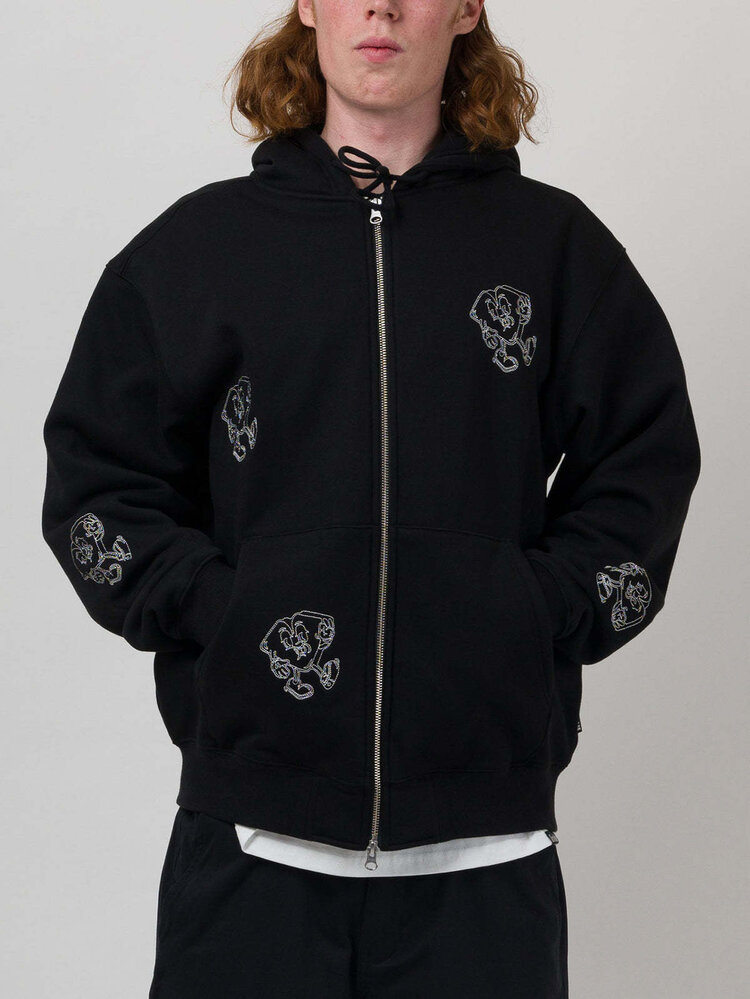 Loviah Loviah Little Man Zip Up (Mens) | Black