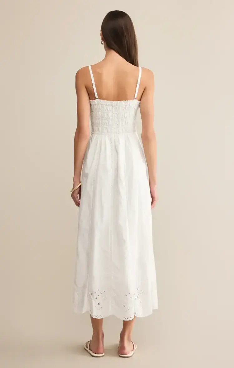 Z Supply Z Supply Dani Embroidery Dress | White