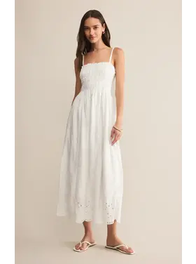 Z Supply Z Supply Dani Embroidery Dress | White