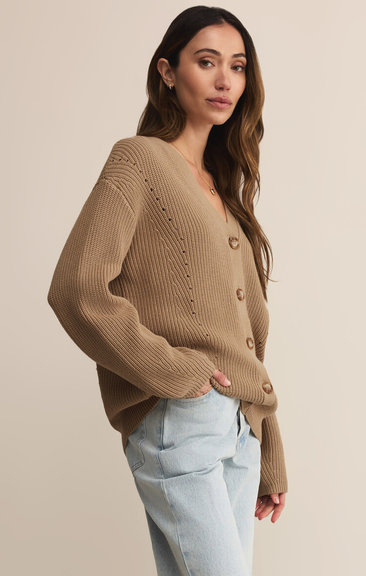 Z Supply Z Supply Voyager Cardigan | Desert Tan