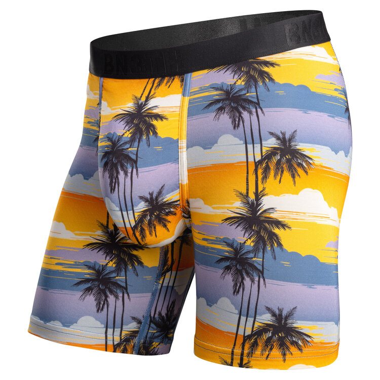 BN3TH Bn3Th Classic Icon Boxer Brief Print | Palm Tree Horizon-Mimosa