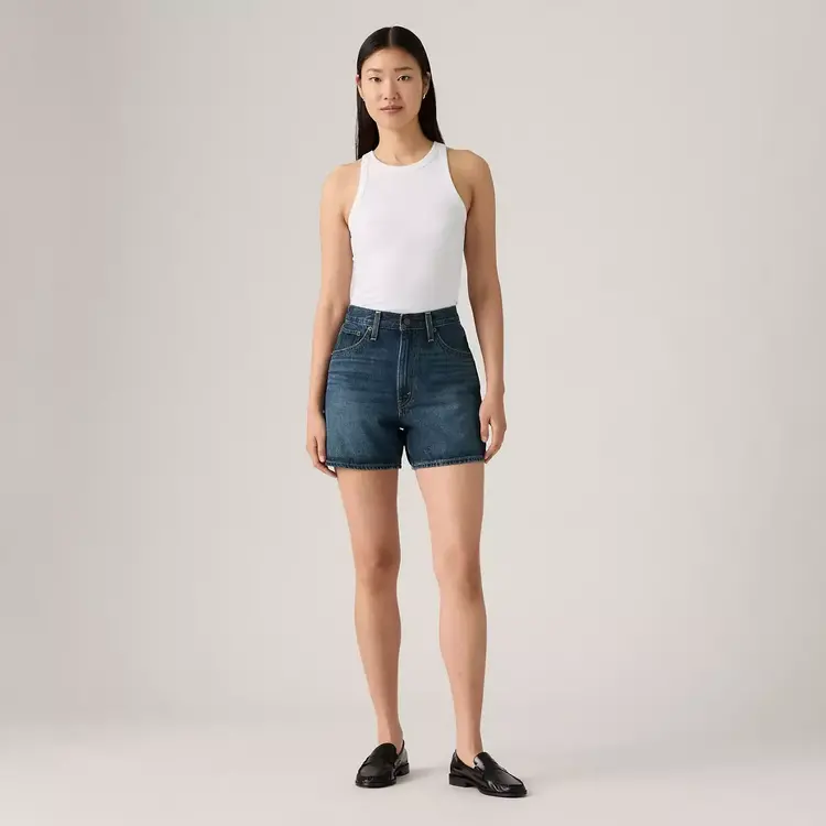 Levis Levis Cinch Mid-Thigh Short (Womens) | Cookie Crunch