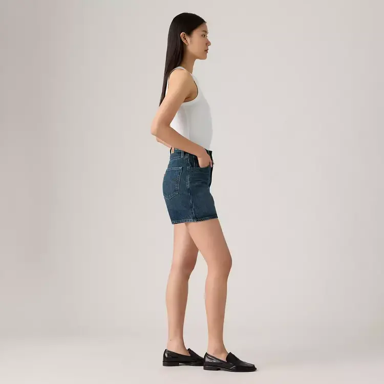 Levis Levis Cinch Mid-Thigh Short (Womens) | Cookie Crunch