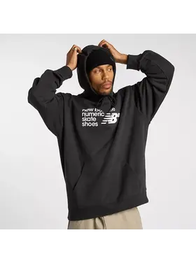 New Balance New Balnce French Terry Hood (Mens) | Black