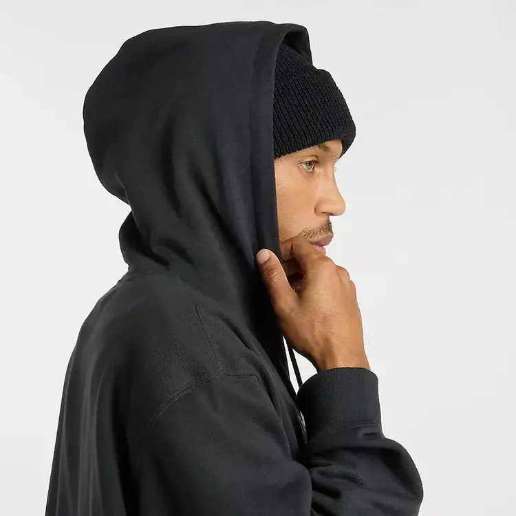 New Balance New Balnce French Terry Hood (Mens) | Black