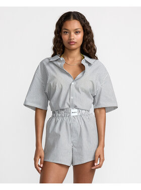 RVCA Rvca Mikey Boxer Short (Womens) | Pirate Black