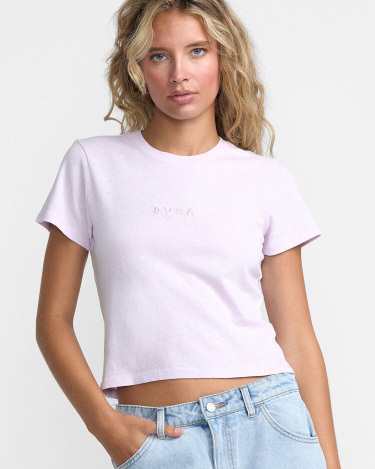 RVCA Rvca Forever Tee (Womens) | Cloud Purple