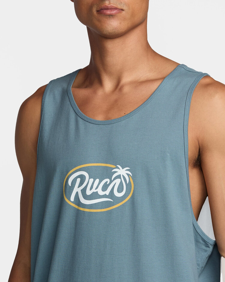 RVCA Rvca Frond Script Tank (Mens) | Vintage Navy