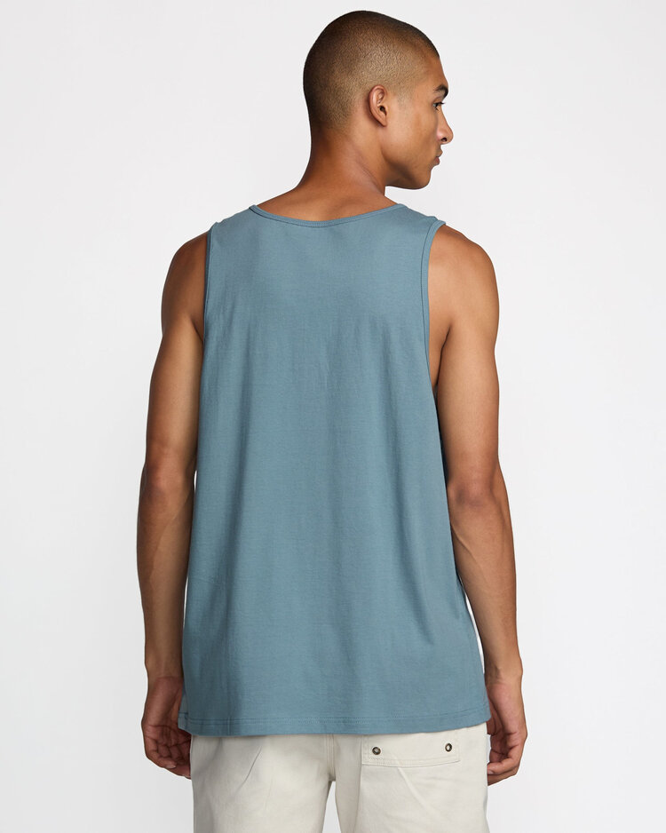 RVCA Rvca Frond Script Tank (Mens) | Vintage Navy