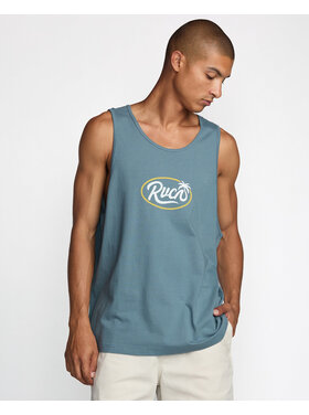 RVCA Rvca Frond Script Tank (Mens) | Vintage Navy