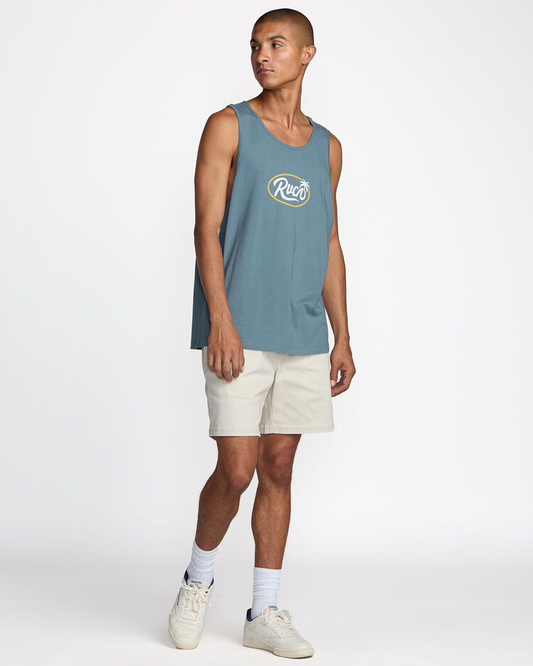 RVCA Rvca Frond Script Tank (Mens) | Vintage Navy